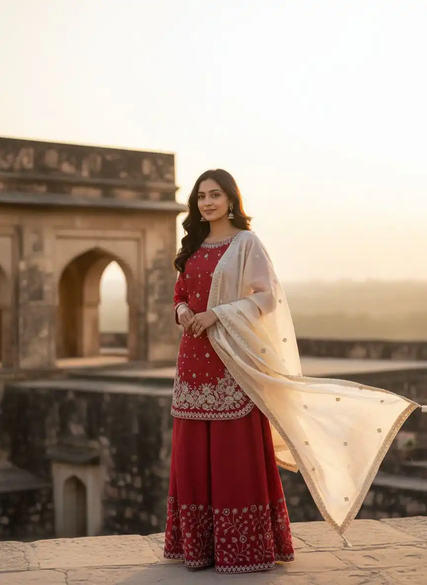 KD 1549 Red Sequence Work Organza Silk Salwar Suit with Designer Work. Affordable Price ₹2149. Delivery 4-6 Working Days. Shop now. | Jump Suits, Tops & Bottoms, Track Suits, Trendy Wear, Salwar suit, Designer Suits, Casual Suits, Creative suits, Palazzo Suits, Party Wear Suits, Patiala Suits, Straight Suits