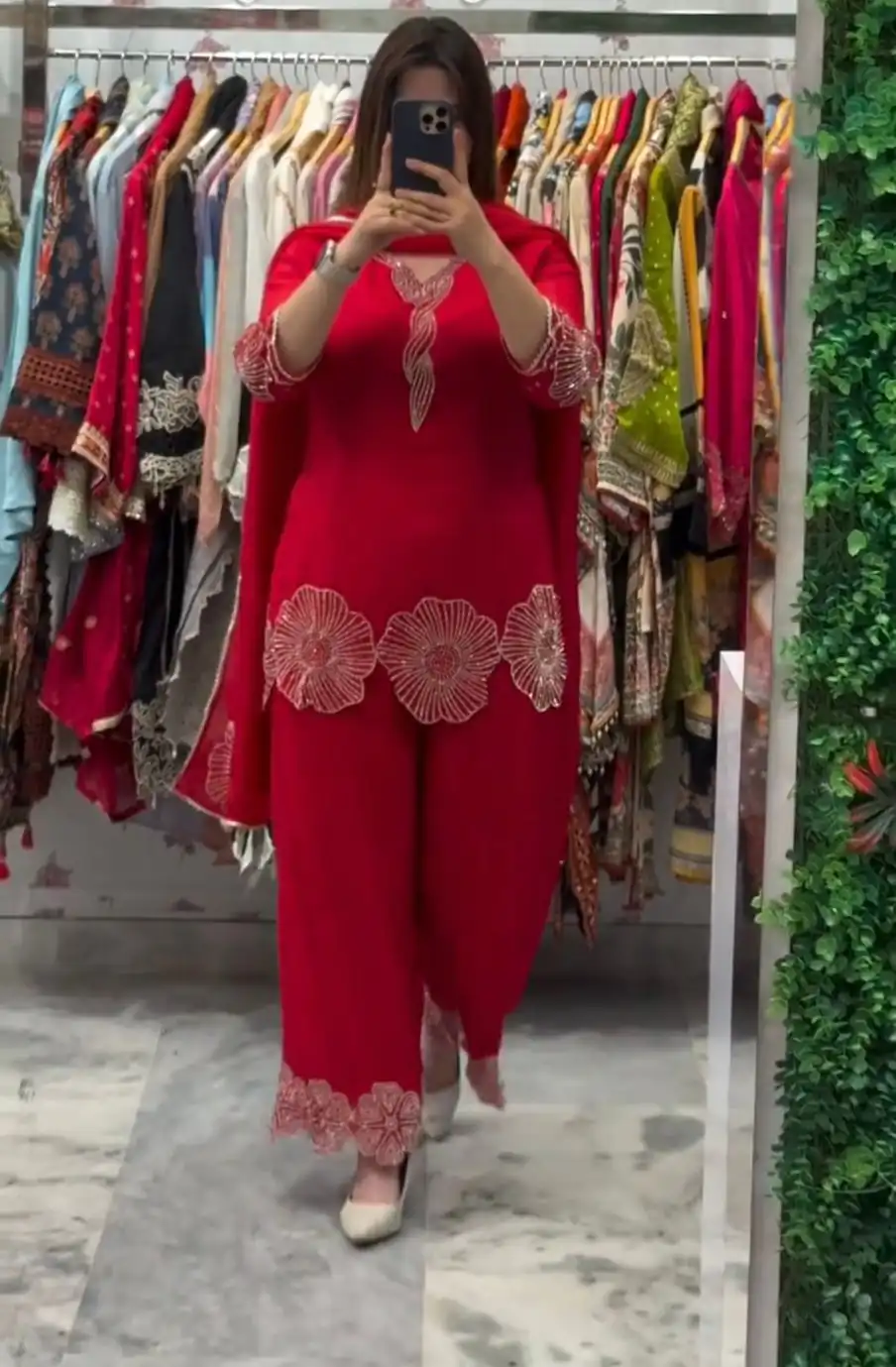 LG 2048 Red in Rangoli Bead Work Salwar Suit . Wedding, Party, Festive, Events, Best Price ₹2049. Delivery 4-6 Working Days. Shop now. | Jump Suits, Tops & Bottoms, Track Suits, Trendy Wear, Salwar suit, Designer Suits, Casual Suits, Creative suits, Palazzo Suits, Party Wear Suits, Patiala Suits, Straight Suits