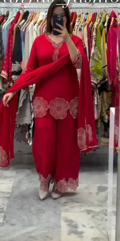 LG 2048 Red in Rangoli Bead Work Salwar Suit . Wedding, Party, Festive, Events, Best Price ₹2049. Delivery 4-6 Working Days. Shop now. | Jump Suits, Tops & Bottoms, Track Suits, Trendy Wear, Salwar suit, Designer Suits, Casual Suits, Creative suits, Palazzo Suits, Party Wear Suits, Patiala Suits, Straight Suits