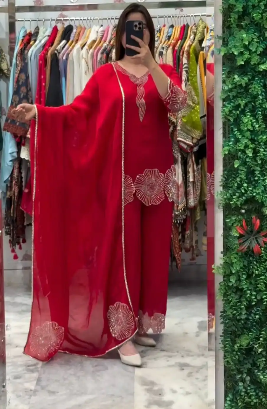 LG 2048 Red in Rangoli Bead Work Salwar Suit . Wedding, Party, Festive, Events, Best Price ₹2049. Delivery 4-6 Working Days. Shop now. | Jump Suits, Tops & Bottoms, Track Suits, Trendy Wear, Salwar suit, Designer Suits, Casual Suits, Creative suits, Palazzo Suits, Party Wear Suits, Patiala Suits, Straight Suits