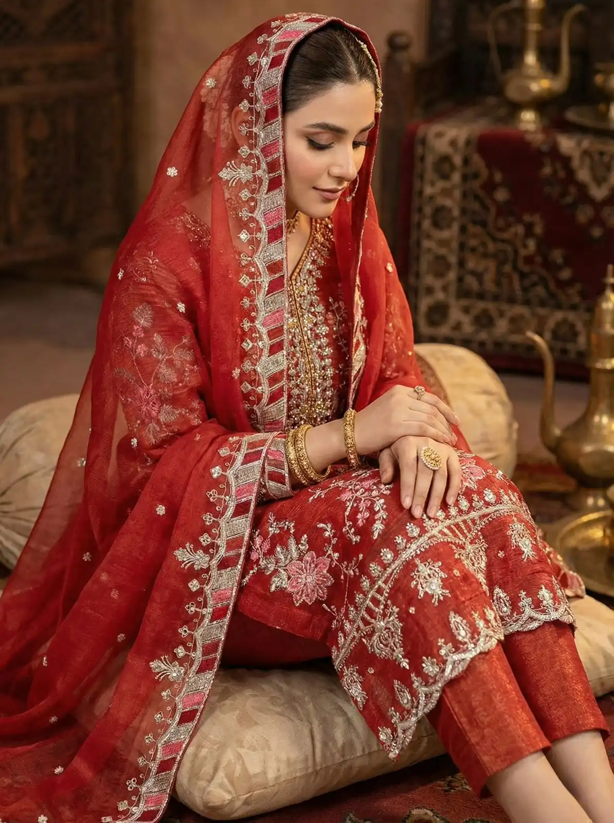 SRK 5321 Rust Crunchy Silk Salwar Suit Perfect for Wedding, Party, Eid, Sangeet, Cultural Events – . Exclusive Offer ₹2499. Delivery 4-6 Working Days. | Jump Suits, Salwar suit, Designer Suits, Casual Suits, Creative suits, Palazzo Suits, Party Wear Suits, Patiala Suits, Straight Suits