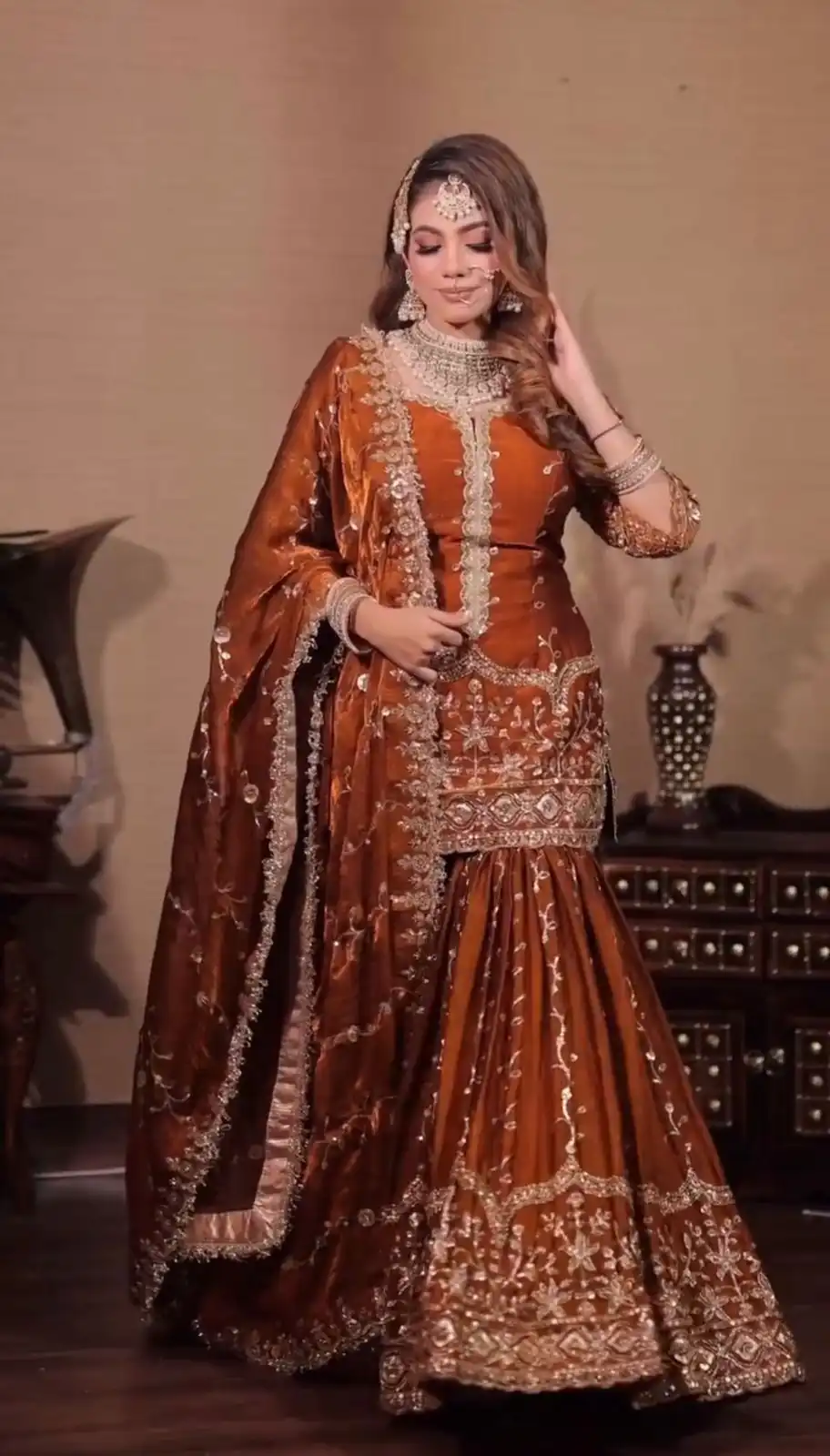 SSR 533 Rust Color Fendy Silk Salwar Suit with Embroidery Work. Affordable Price ₹2149. Delivery 4-6 Working Days. Shop now. | Jump Suits, Salwar suit, Designer Suits, Casual Suits, Creative suits, Palazzo Suits, Party Wear Suits, Patiala Suits, Straight Suits