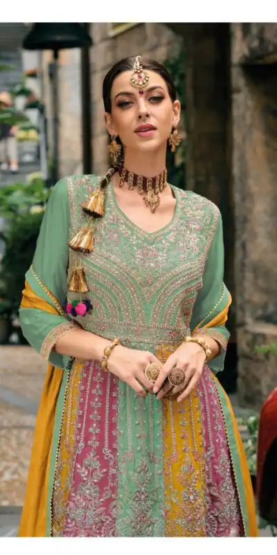 DS Ebaa 1608 Sea Green Chinon Salwar Suit Perfect for Wedding, Party, Diwali, Eid, Cultural Events – . Exclusive Offer ₹2999. Delivery 4-6 Working Days. | Jump Suits, Tops & Bottoms, Track Suits, Trendy Wear, Salwar suit, Designer Suits, Casual Suits, Creative suits, Palazzo Suits, Party Wear Suits, Patiala Suits, Straight Suits