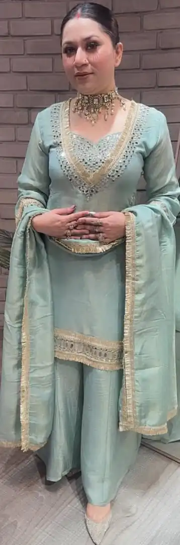 LG 2015 Sky Blue Cosmos Salwar Suit Perfect for Wedding, Party, Karwa Chauth, Eid, Holi – . Exclusive Offer ₹2099. Delivery 4-6 Working Days. Shop now. | Jump Suits, Salwar suit, Designer Suits, Casual Suits, Creative suits, Palazzo Suits, Party Wear Suits, Patiala Suits, Straight Suits