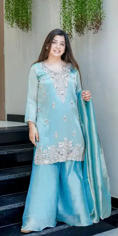 SSR 531 Sky Blue Jimmy Choo Salwar Suit Perfect for Wedding, Party, Baby Shower, Durga Puja, Engagement – . Get it for ₹1949. Delivery 4-6 Working Days. | Jump Suits, Salwar suit, Designer Suits, Casual Suits, Creative suits, Palazzo Suits, Party Wear Suits, Patiala Suits, Straight Suits