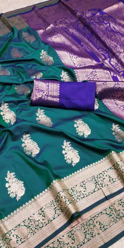 MB 1027 Teal in Banarasi Silk Zari Work & Lace Work Saree . Available at ₹1999 only. Delivery 4-6 Working Days. Shop now. | Sarees, Bollywood Sarees, Creative Sarees, Designer Sarees, Embroidered Sarees, Ethnic Saree, Modern Digital sarees, Party Wear Sarees
