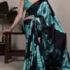 YNF 7027 Teal Satin Silk Saree Perfect for Wedding, Party, Sangeet, Makar Sankranti, Reception – . Special Price ₹1549. Delivery 4-6 Working Days | Sarees, Bollywood Sarees, Creative Sarees, Designer Sarees, Embroidered Sarees, Ethnic Saree, Modern Digital sarees, Party Wear Sarees
