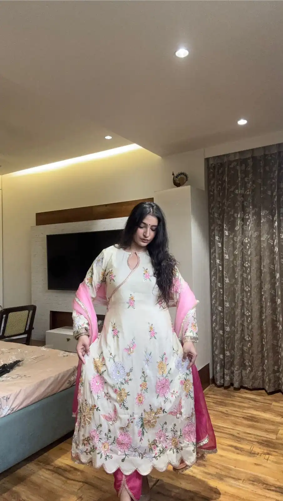 BE 418 White in White Chinon Embroidery Work & Lace Work Salwar Suit . Festive Deal ₹2499. Delivery 4-6 Working Days. Shop now. | Jump Suits, Tops & Bottoms, Track Suits, Trendy Wear, Salwar suit, Designer Suits, Casual Suits, Creative suits, Palazzo Suits, Party Wear Suits, Patiala Suits, Straight Suits