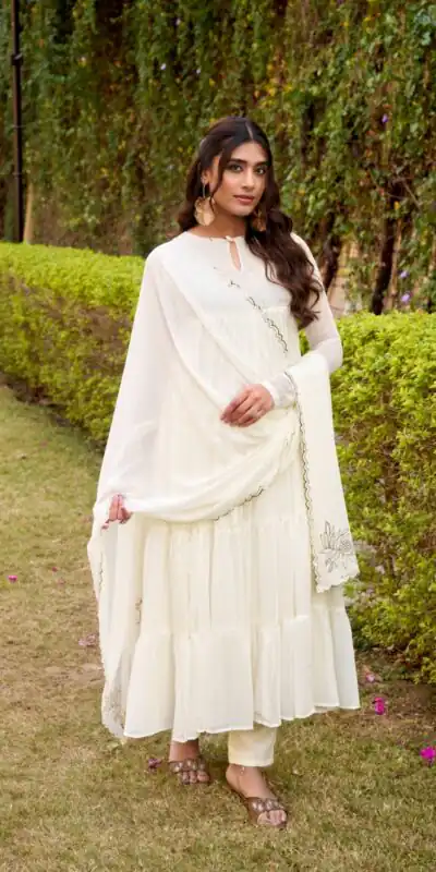 YNF 5001 White in White Marbel. Designer Work Salwar Suit Wedding, Party, Festive, Events, Best Price ₹2599. Delivery 4-6 Working Days. Shop now. | Jump Suits, Salwar suit, Designer Suits, Casual Suits, Creative suits, Palazzo Suits, Party Wear Suits, Patiala Suits, Straight Suits