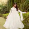 YNF 5001 White in White Marbel. Designer Work Salwar Suit Wedding, Party, Festive, Events, Best Price ₹2599. Delivery 4-6 Working Days. Shop now. | Jump Suits, Salwar suit, Designer Suits, Casual Suits, Creative suits, Palazzo Suits, Party Wear Suits, Patiala Suits, Straight Suits