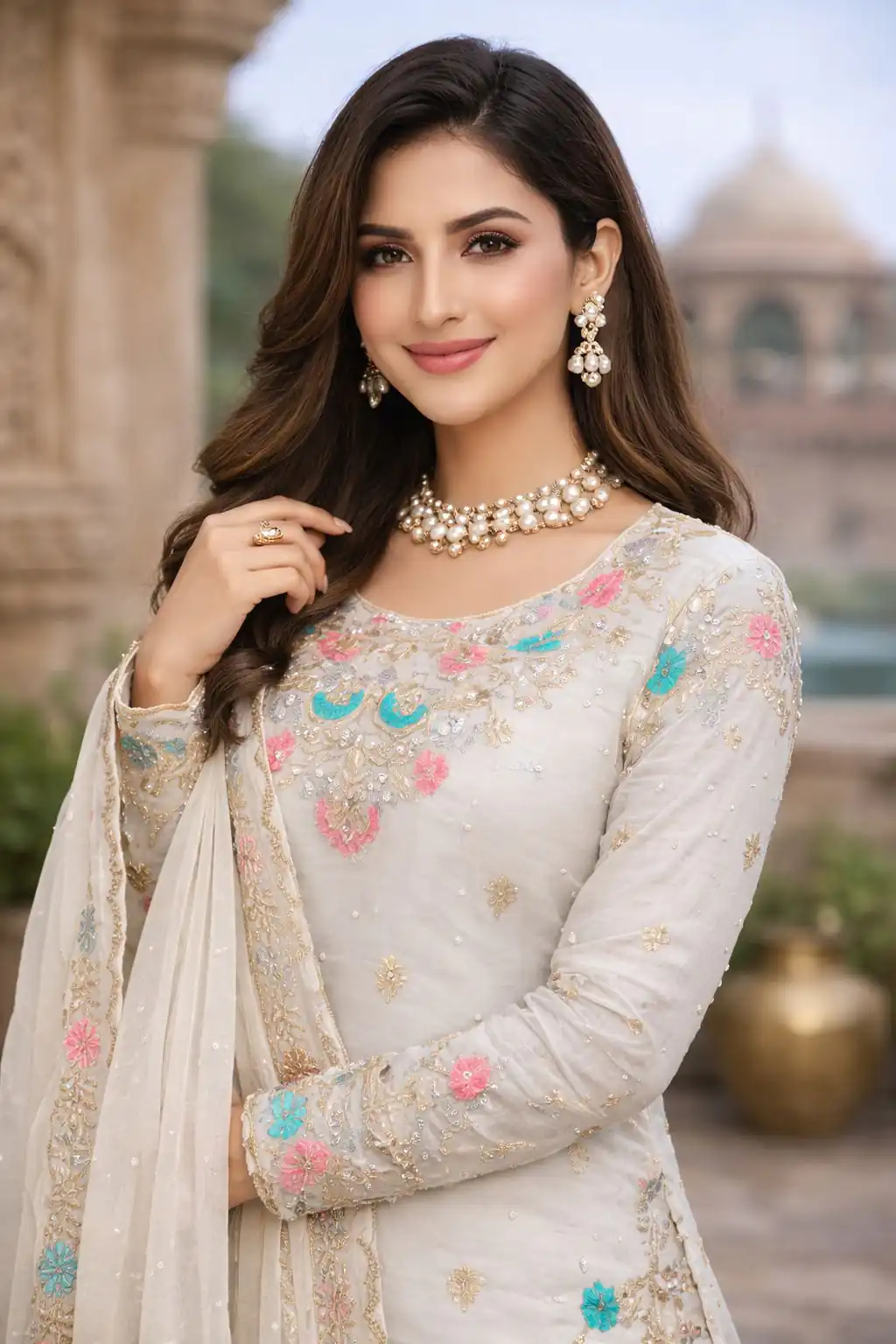 RTC 5956 White Organza Silk Salwar Suit Perfect for Wedding, Party, Mehendi, Lohri, Housewarming – . Special Price ₹3049. Delivery 4-6 Working Days. | Jump Suits, Tops & Bottoms, Track Suits, Trendy Wear, Salwar suit, Designer Suits, Casual Suits, Creative suits, Palazzo Suits, Party Wear Suits, Patiala Suits, Straight Suits