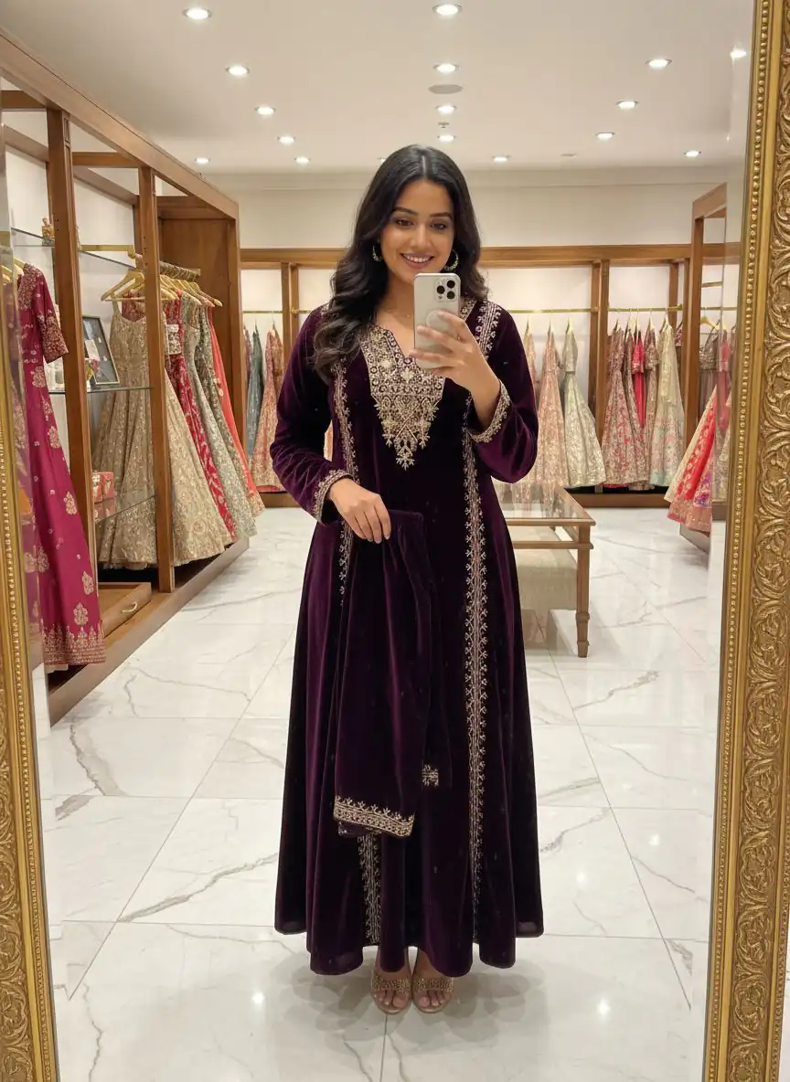 ST 1150 Wine in 9000 Velvet Cut Work & Embroidery Work Salwar Suit . Grab it for ₹1999. Delivery 4-6 Working Days. Shop now. | Jump Suits, Tops & Bottoms, Track Suits, Trendy Wear, Salwar suit, Designer Suits, Casual Suits, Creative suits, Palazzo Suits, Party Wear Suits, Patiala Suits, Straight Suits