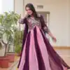 Ram 079 Wine Fox Georgette Gown Perfect for Wedding, Party, Eid, Temple Visit, Pongal – . Best Price ₹2049. Delivery 4-6 Working Days. Shop now. | Gowns, Bollywood Gowns, Creative Gowns, Designer Gowns, Embroidered Gowns, Party Wear Gowns