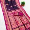 MB 1013 Wine Color Paithani silk Saree with Zari Work & Lace Work. Festive Deal ₹2399. Delivery 4-6 Working Days. Shop now. | Sarees, Bollywood Sarees, Creative Sarees, Designer Sarees, Embroidered Sarees, Ethnic Saree, Modern Digital sarees, Party Wear Sarees