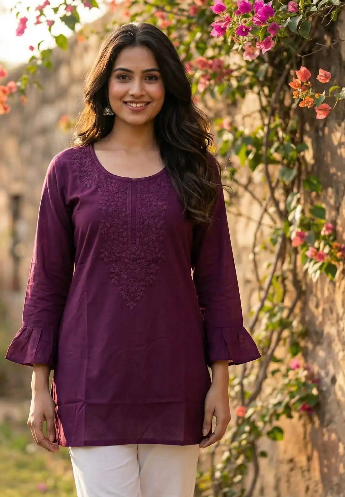 INLI Charmi vol 2 Wine in Rayon Chikan Work Designer Work Kurti . Affordable Price ₹1349. Delivery 4-6 Working Days. Shop now. | Kurti, Bollywood Kurti, Creative Kurtis, Designer Kurti, Party Wear Kurti, Selfie Kurti