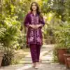 Kurti INLI Libas Wine in Rayon Embroidery Work . Wedding, Party, Festive, EventsGet it for ₹1599. Delivery 4-6 Working Days. Shop now. | Kurti, Bollywood Kurti, Creative Kurtis, Designer Kurti, Party Wear Kurti, Selfie Kurti