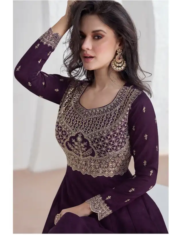 FC Saroj 9943 Wine Vichitra Salwar Suit with Embroidery Work & Lace Work. Special Price ₹3049. Delivery 4-6 Working Days. Shop now. | Jump Suits, Tops & Bottoms, Track Suits, Trendy Wear, Salwar suit, Designer Suits, Casual Suits, Creative suits, Palazzo Suits, Party Wear Suits, Patiala Suits, Straight Suits
