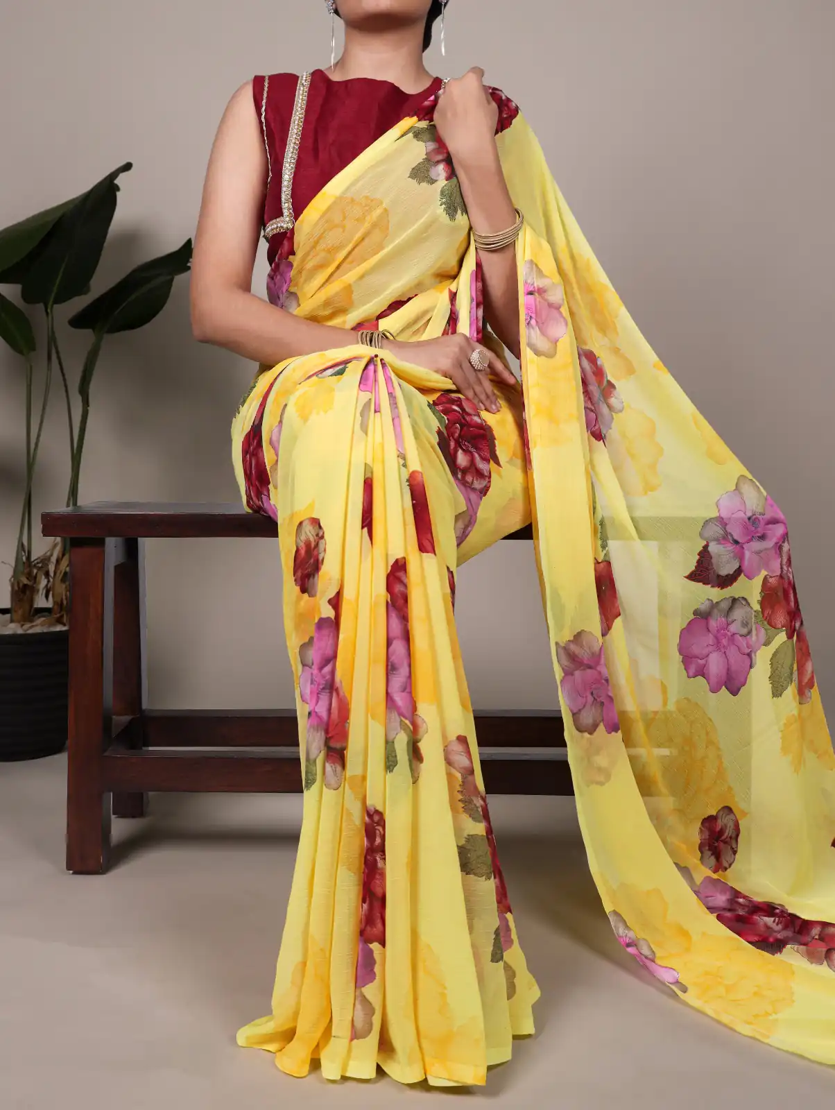 YNF 7009 Yellow Chiffon Saree with Lace Work. Wedding, Party, Festive, Events, Exclusive Offer ₹1749. Delivery 4-6 Working Days. Shop now. | Sarees, Bollywood Sarees, Creative Sarees, Designer Sarees, Embroidered Sarees, Ethnic Saree, Modern Digital sarees, Party Wear Sarees