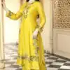 NSR 862 Yellow Faux Georgette Slawar Suit with Embroidery Work & Lace Work. Introductory Price ₹2149. Delivery 4-6 Working Days. Shop now. | Jump Suits, Tops & Bottoms, Track Suits, Trendy Wear, Salwar suit, Designer Suits, Casual Suits, Creative suits, Palazzo Suits, Party Wear Suits, Patiala Suits, Straight Suits