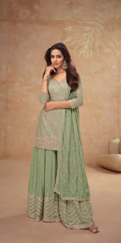 Pista Chinon Sequence Work Salwar Suit