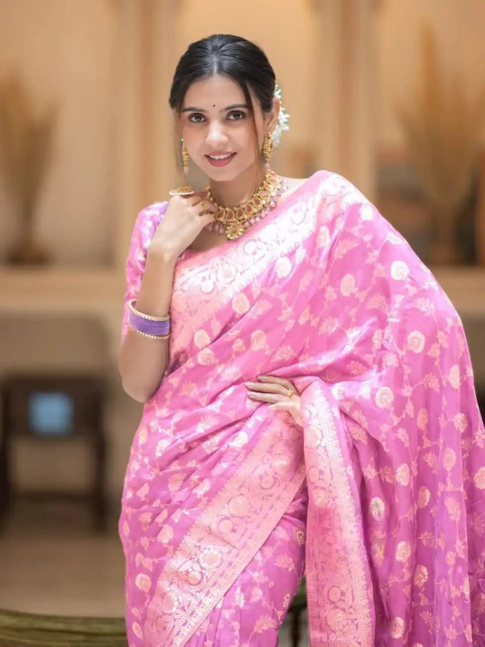 KPR 208 Baby Pink in Color Soft Lichi Silk Designer Work Saree . Available at ₹1399 only. Delivery 4-6 Working Days. Shop now. | Sarees, Bollywood Sarees, Creative Sarees, Designer Sarees, Embroidered Sarees, Ethnic Saree, Modern Digital sarees, Party Wear Sarees
