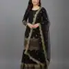 ZF 250 Black Color Faux Georgette Embroidery Sequence Work Sharara Suit Wedding, Party, Festive, Events Etc. Expected Delivery 4-6 Working Days @2099/- | Jump Suits, Straight Suits, Salwar suit, Designer Suits, Casual Suits, Creative suits, Palazzo Suits, Party Wear Suits, Patiala Suits