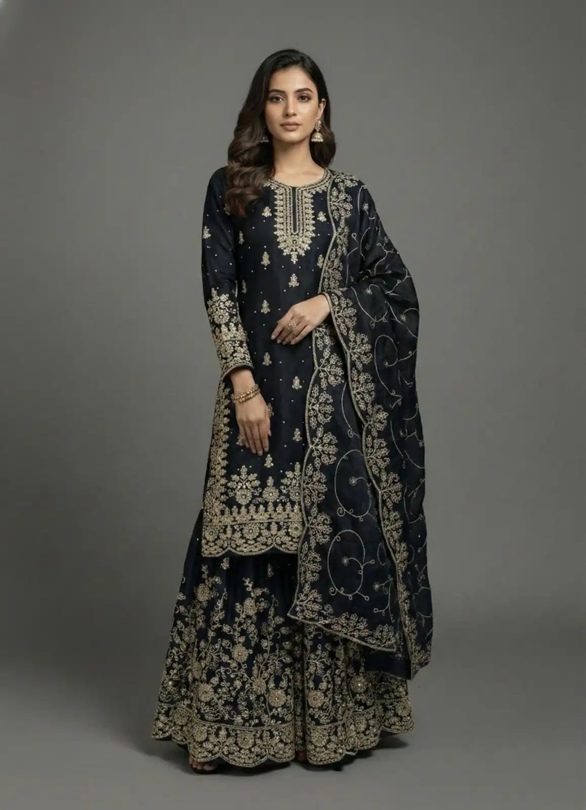 SRK 5319 Black in Organza Silk Embroidery Work & Lace Work Salwar Suit . Now at just ₹2549. Delivery 4-6 Working Days. Shop now. | Jump Suits, Salwar suit, Designer Suits, Casual Suits, Creative suits, Palazzo Suits, Party Wear Suits, Patiala Suits, Straight Suits