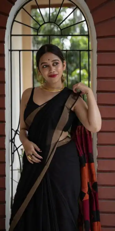 KPR 209 Black Soft Lilan Slab Saree with Lace Border & Lace Work. Now at just ₹1449. Delivery 4-6 Working Days. Shop now. | Sarees, Bollywood Sarees, Creative Sarees, Designer Sarees, Embroidered Sarees, Ethnic Saree, Modern Digital sarees, Party Wear Sarees