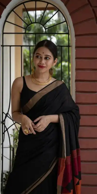 KPR 209 Black Soft Lilan Slab Saree with Lace Border & Lace Work. Now at just ₹1449. Delivery 4-6 Working Days. Shop now. | Sarees, Bollywood Sarees, Creative Sarees, Designer Sarees, Embroidered Sarees, Ethnic Saree, Modern Digital sarees, Party Wear Sarees