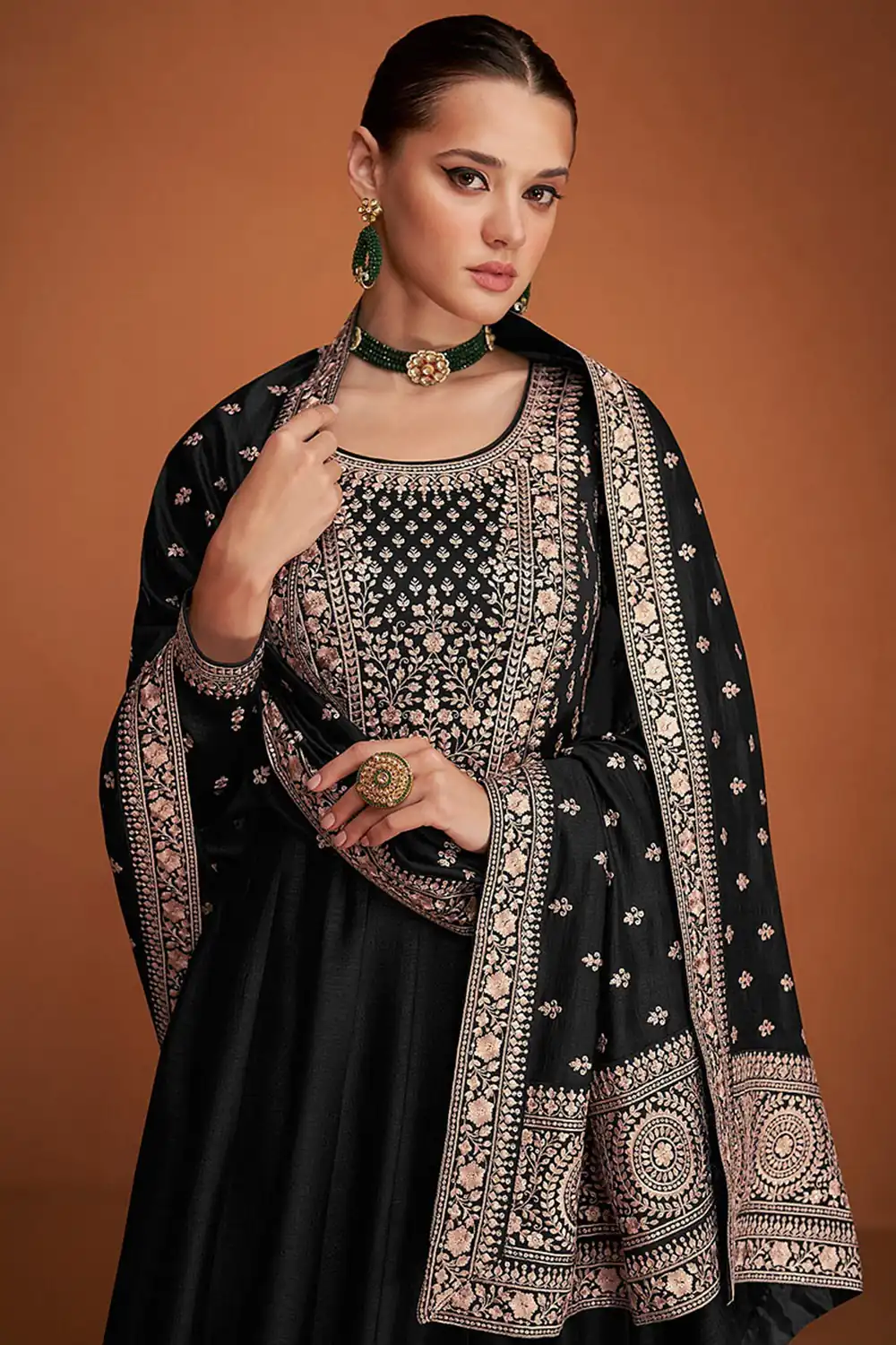 FC 9577 Black Color Vichitra Salwar Suit with Embroidery Work. Available at ₹2649 only. Delivery 4-6 Working Days. Shop now. | Designer Suits, Jump Suits, Salwar suit, Casual Suits, Creative suits, Palazzo Suits, Party Wear Suits, Patiala Suits, Straight Suits