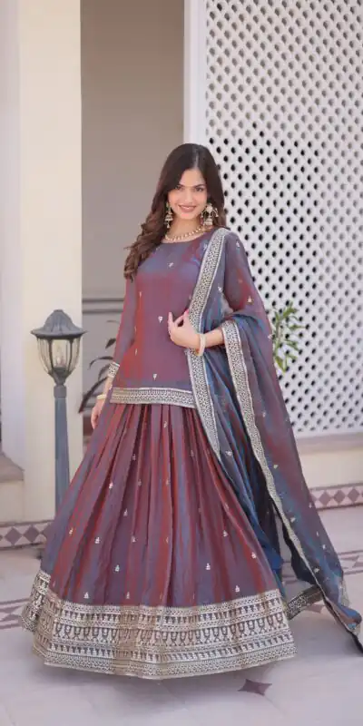 KA 5065 Blue Fendi Chiffon Lehenga Choli with Zari Work & Embroidery Work. Introductory Price ₹2599. Delivery 4-6 Working Days. Shop now. | Lehenga, Bollywood Lehenga, Creative Lehenga, Designer Lehenga, Embroidered Lehenga, Party Wear Lehenga