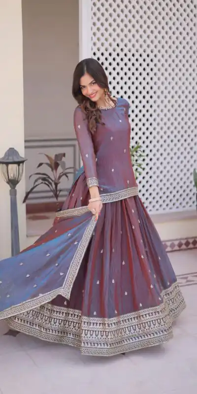 KA 5065 Blue Fendi Chiffon Lehenga Choli with Zari Work & Embroidery Work. Introductory Price ₹2599. Delivery 4-6 Working Days. Shop now. | Lehenga, Bollywood Lehenga, Creative Lehenga, Designer Lehenga, Embroidered Lehenga, Party Wear Lehenga
