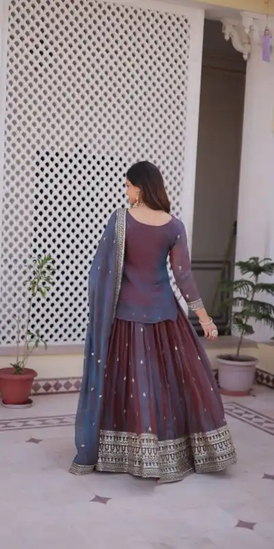 KA 5065 Blue Fendi Chiffon Lehenga Choli with Zari Work & Embroidery Work. Introductory Price ₹2599. Delivery 4-6 Working Days. Shop now. | Lehenga, Bollywood Lehenga, Creative Lehenga, Designer Lehenga, Embroidered Lehenga, Party Wear Lehenga