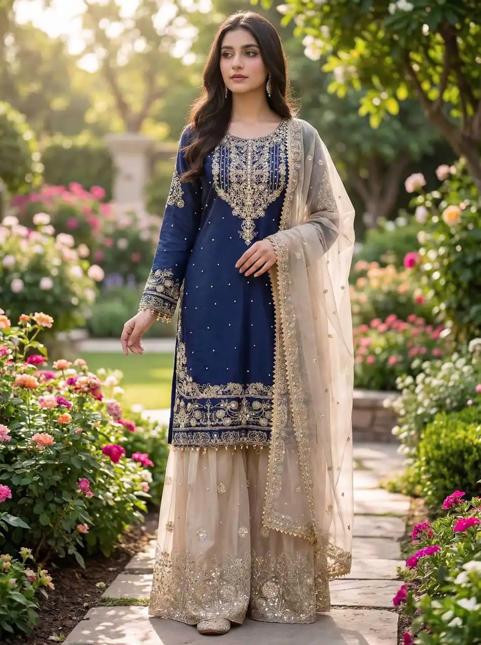 SR 1694 Blue Organza Silk Salwar Suit with Embroidery Work & Lace Work. Exclusive Offer ₹1999. Delivery 4-6 Working Days. Shop now. | Jump Suits, Salwar suit, Designer Suits, Casual Suits, Creative suits, Palazzo Suits, Party Wear Suits, Patiala Suits, Straight Suits