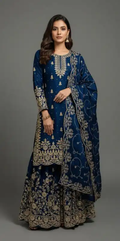 SRK 5319 Blue in Organza Silk Embroidery Work & Lace Work Salwar Suit . Now at just ₹2549. Delivery 4-6 Working Days. Shop now. | Jump Suits, Salwar suit, Designer Suits, Casual Suits, Creative suits, Palazzo Suits, Party Wear Suits, Patiala Suits, Straight Suits