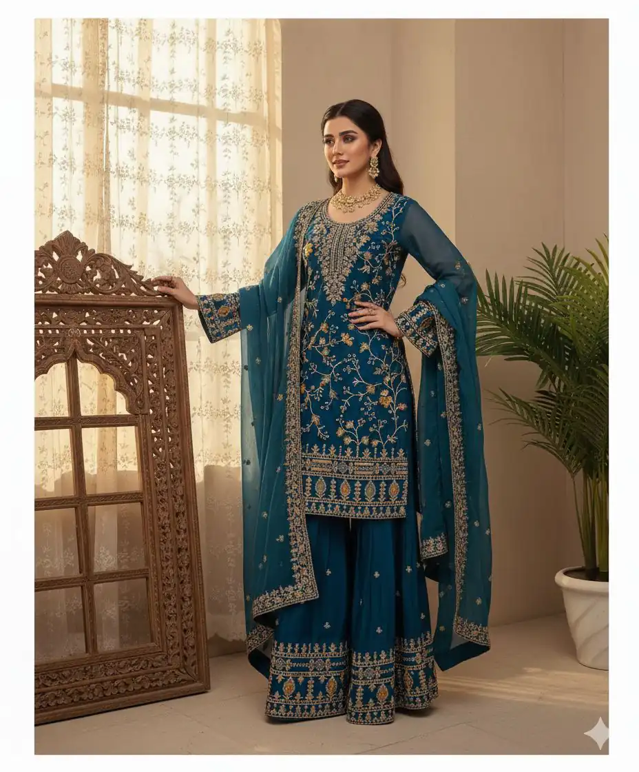 BE 447 Blue Color Zimmy Choo Salwar Suit with Embroidery Work. Online Get it for ₹2399. Delivery 4-6 Working Days. Shop now. | Jump Suits, Salwar suit, Designer Suits, Casual Suits, Creative suits, Palazzo Suits, Party Wear Suits, Patiala Suits, Straight Suits
