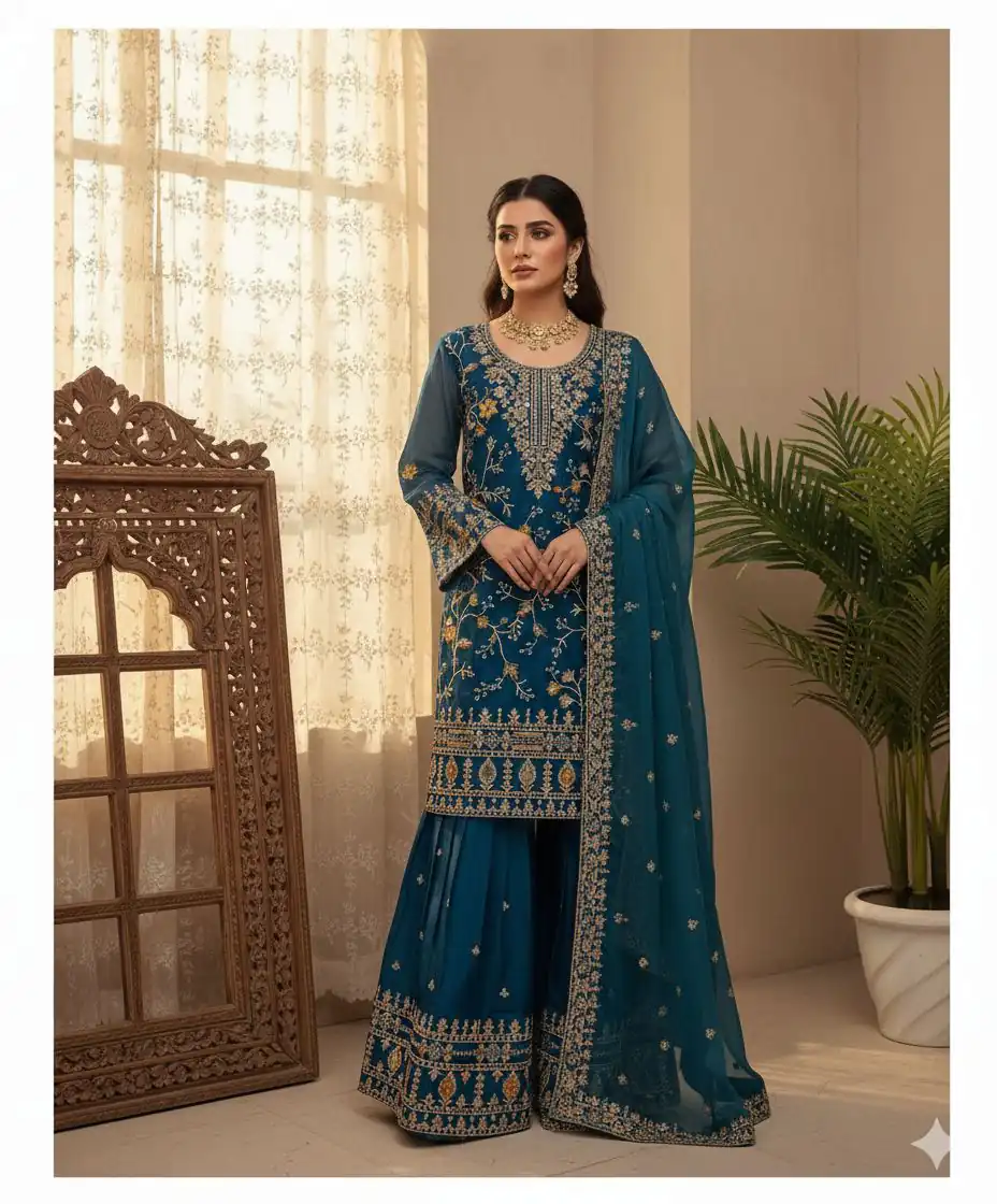 BE 447 Blue Color Zimmy Choo Salwar Suit with Embroidery Work. Online Get it for ₹2399. Delivery 4-6 Working Days. Shop now. | Jump Suits, Salwar suit, Designer Suits, Casual Suits, Creative suits, Palazzo Suits, Party Wear Suits, Patiala Suits, Straight Suits