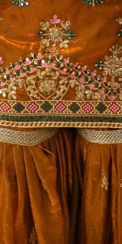 ND 5056 Brown Fandy Silk Salwar Suit with Embroidery Work. Wedding, Party, Festive, Events Now at just ₹2649. Delivery 4-6 Working Days. Shop now. | Jump Suits, Salwar suit, Designer Suits, Casual Suits, Creative suits, Palazzo Suits, Party Wear Suits, Patiala Suits, Straight Suits