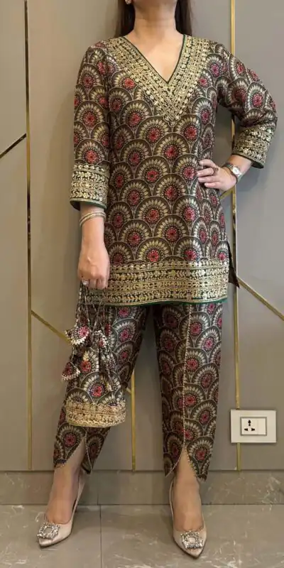 ST 1124 Brown in Mul Cotton Lace Work & Embroidery Work Salwar Suit . Special Price ₹1849. Delivery 4-6 Working Days. Shop now. | Jump Suits, Salwar suit, Designer Suits, Casual Suits, Creative suits, Palazzo Suits, Party Wear Suits, Patiala Suits, Straight Suits