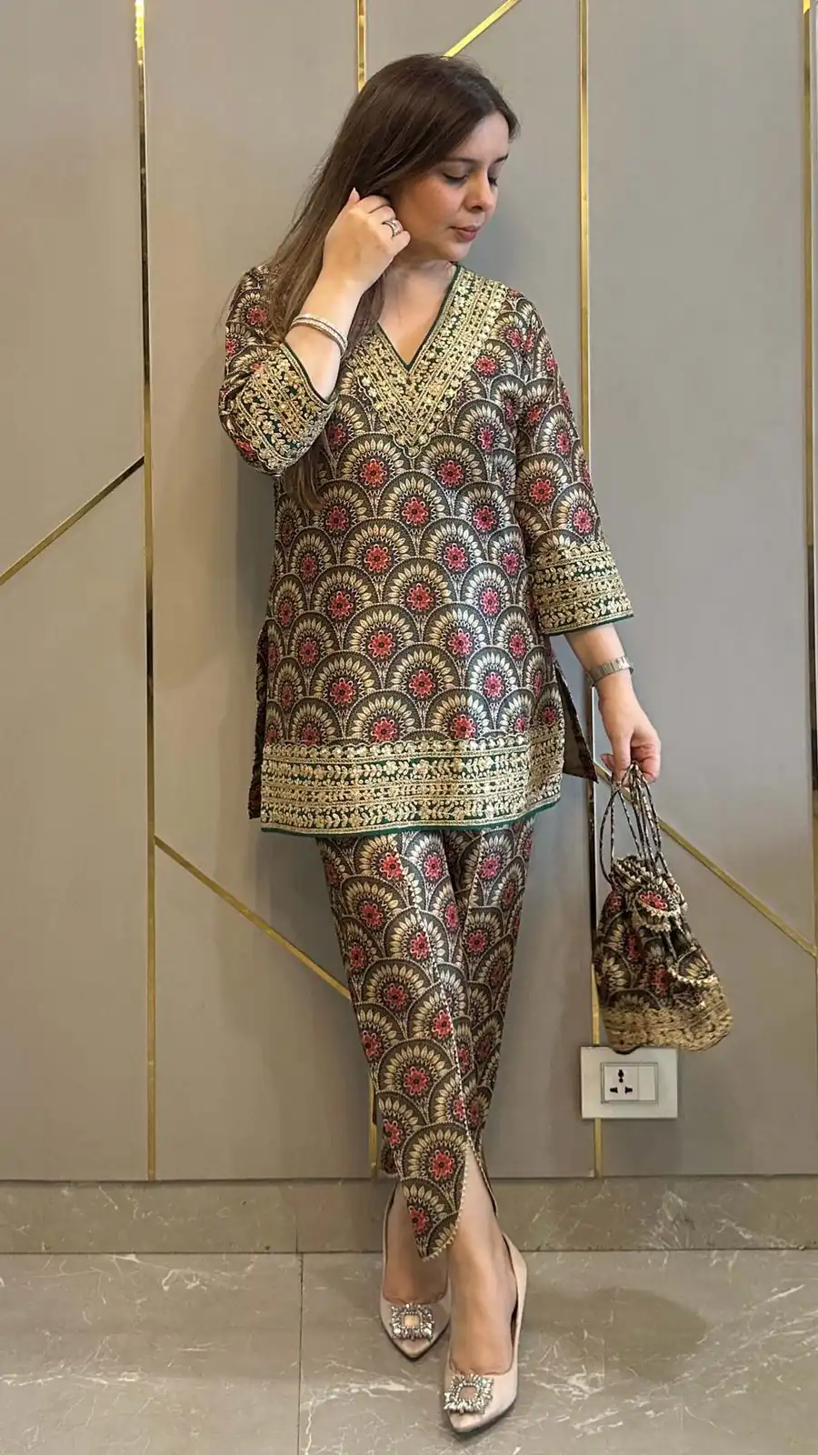 ST 1124 Brown in Mul Cotton Lace Work & Embroidery Work Salwar Suit . Special Price ₹1849. Delivery 4-6 Working Days. Shop now. | Jump Suits, Salwar suit, Designer Suits, Casual Suits, Creative suits, Palazzo Suits, Party Wear Suits, Patiala Suits, Straight Suits