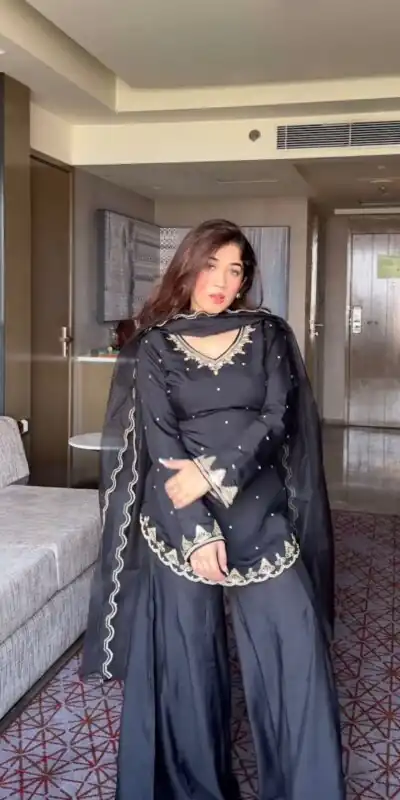 MF 499 Dark Grey Natural Crep Silk Salwar Suit with Embroidery Work & Lace Work. Introductory Price ₹1899. Delivery 4-6 Working Days. Shop now. | Jump Suits, Tops & Bottoms, Track Suits, Trendy Wear, Salwar suit, Designer Suits, Casual Suits, Creative suits, Palazzo Suits, Party Wear Suits, Patiala Suits, Straight Suits