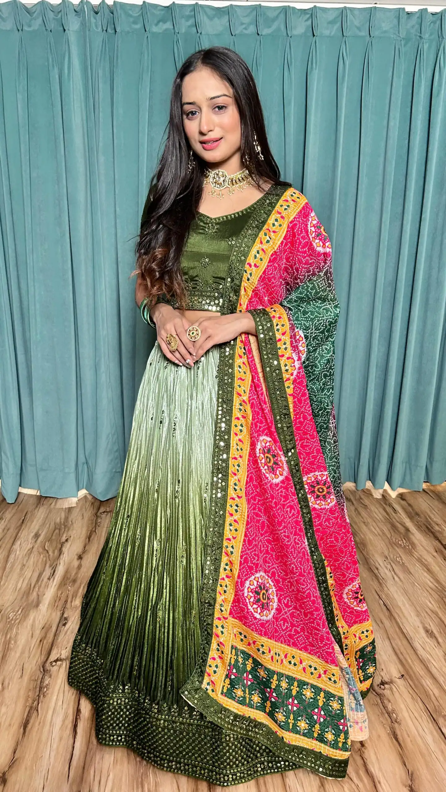 FB H60 Green Color Chinon Silk Sequins Work Lehenga Choli . Introductory Price ₹3649. Delivery 4-6 Working Days. Shop now. | Lehenga, Bollywood Lehenga, Creative Lehenga, Designer Lehenga, Embroidered Lehenga, Party Wear Lehenga