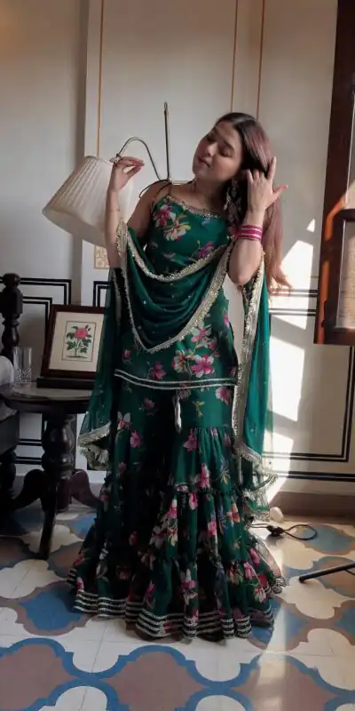 KD 1562 Green Faux Georgette Salwar Suit Perfect for Wedding, Party, Ethnic Day, Traditional Day, Family Gatherings – . Exclusive Offer ₹2099. Deliver | Jump Suits, Salwar suit, Designer Suits, Casual Suits, Creative suits, Palazzo Suits, Party Wear Suits, Patiala Suits, Straight Suits