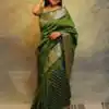 KPR 218 Green in Soft Lichi Silk Lace Border & Lace Work Saree . Exclusive Offer ₹1349. Delivery 4-6 Working Days. Shop now. | Sarees, Bollywood Sarees, Creative Sarees, Designer Sarees, Embroidered Sarees, Ethnic Saree, Modern Digital sarees, Party Wear Sarees
