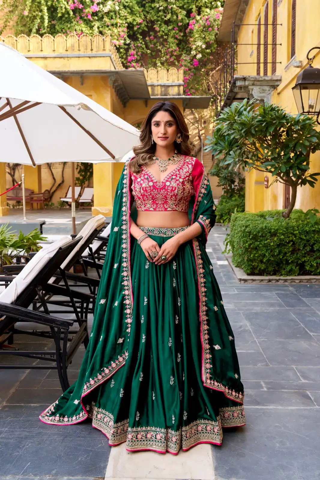 LNB 1449 Green in Silk Satin Embroidery Work & Sequins Work Lehenga Choli . Now at just ₹3749. Delivery 4-6 Working Days. Shop now. | Lehenga, Bollywood Lehenga, Creative Lehenga, Designer Lehenga, Embroidered Lehenga, Party Wear Lehenga