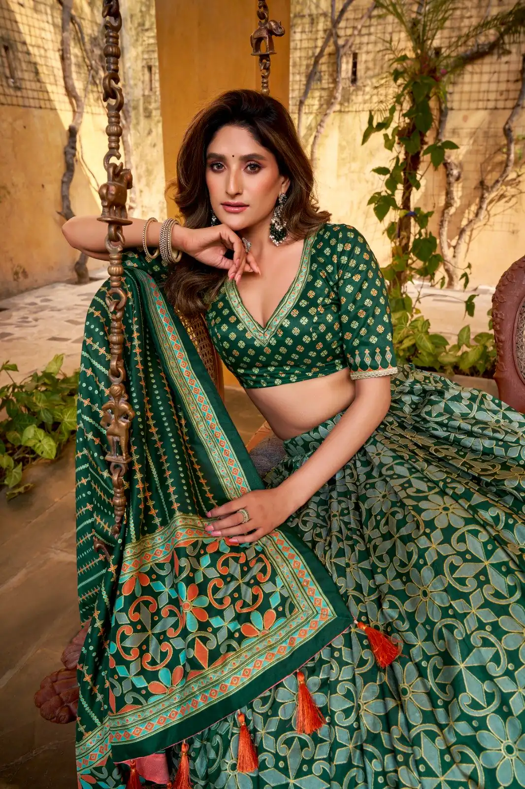 LNB 1201 Green Tasar Silk Lehenga Choli Perfect for Wedding, Party, Traditional Day, Sangeet, Housewarming – . Introductory Price ₹2499. Delivery 4- | Lehenga, Bollywood Lehenga, Creative Lehenga, Designer Lehenga, Embroidered Lehenga, Party Wear Lehenga
