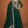 FC 9577 Green Color Vichitra Salwar Suit with Embroidery Work. Available at ₹2649 only. Delivery 4-6 Working Days. Shop now. | Designer Suits, Jump Suits, Salwar suit, Casual Suits, Creative suits, Palazzo Suits, Party Wear Suits, Patiala Suits, Straight Suits