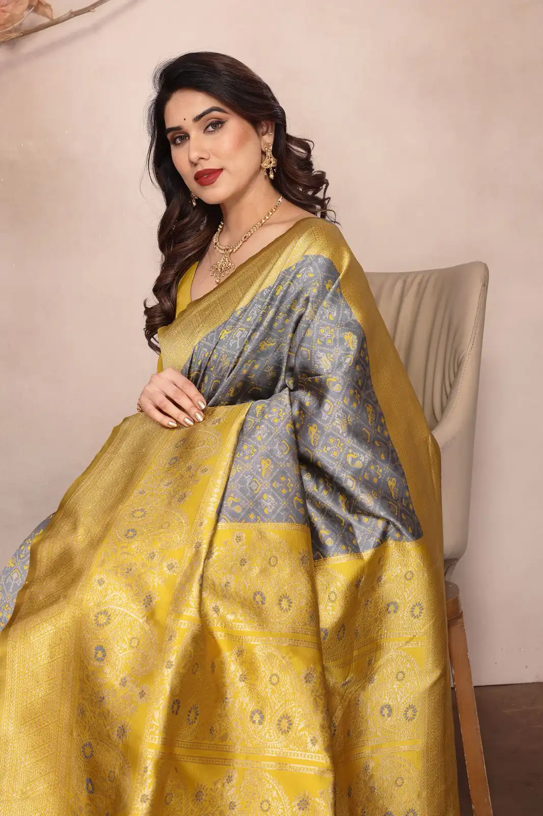 KPR 216 Grey in Soft Lichi Silk Lace Border & Lace Work Saree . Exclusive Offer ₹1449. Delivery 4-6 Working Days. Shop now. | Sarees, Bollywood Sarees, Creative Sarees, Designer Sarees, Embroidered Sarees, Ethnic Saree, Modern Digital sarees, Party Wear Sarees