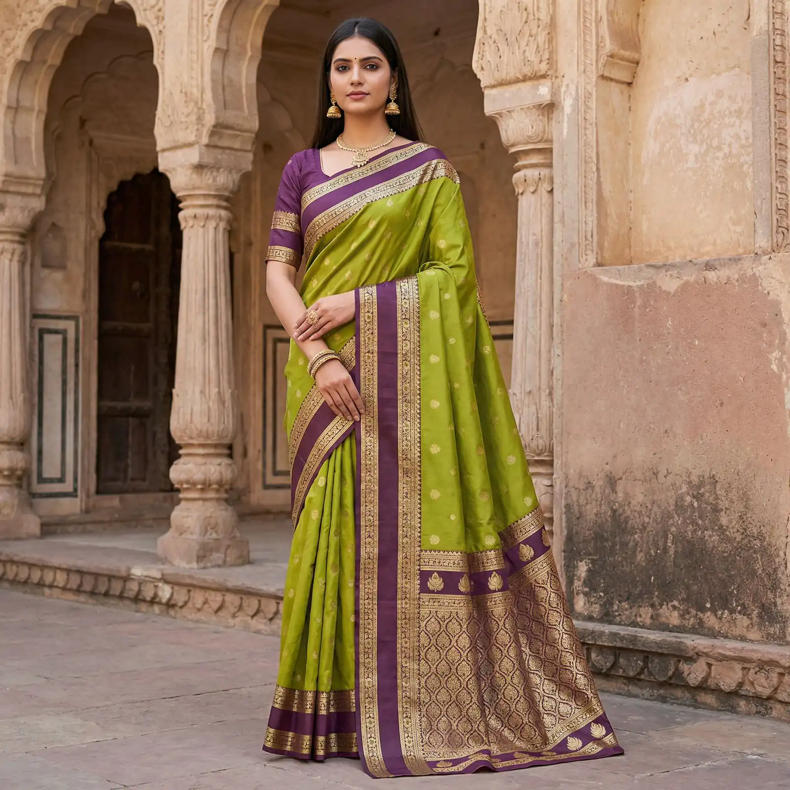 MB 3324 Mahendi in Color Banarasi Silk Zari Work & Lace Work Saree . Now at just ₹1949. Delivery 4-6 Working Days. Shop now. | Sarees, Bollywood Sarees, Creative Sarees, Designer Sarees, Embroidered Sarees, Ethnic Saree, Modern Digital sarees, Party Wear Sarees
