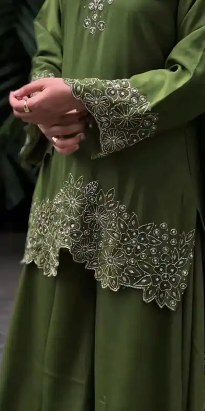 VLM 281 Mahendi in Chinon Silk Embroidery Work & Lace Work Salwar Suit . Special Price ₹1899. Delivery 4-6 Working Days. Shop now. | Jump Suits, Salwar suit, Designer Suits, Casual Suits, Creative suits, Palazzo Suits, Party Wear Suits, Patiala Suits, Straight Suits